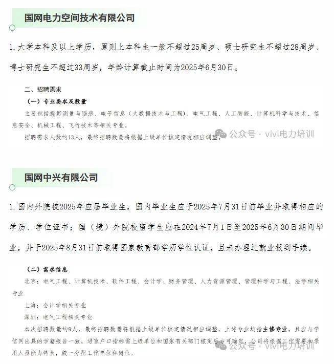 25届一批直属单位招聘要求及人数！