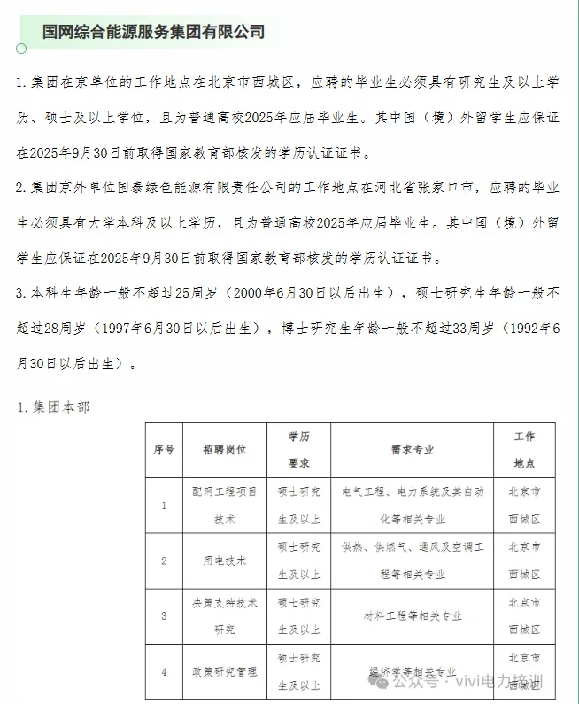 25届一批直属单位招聘要求及人数！