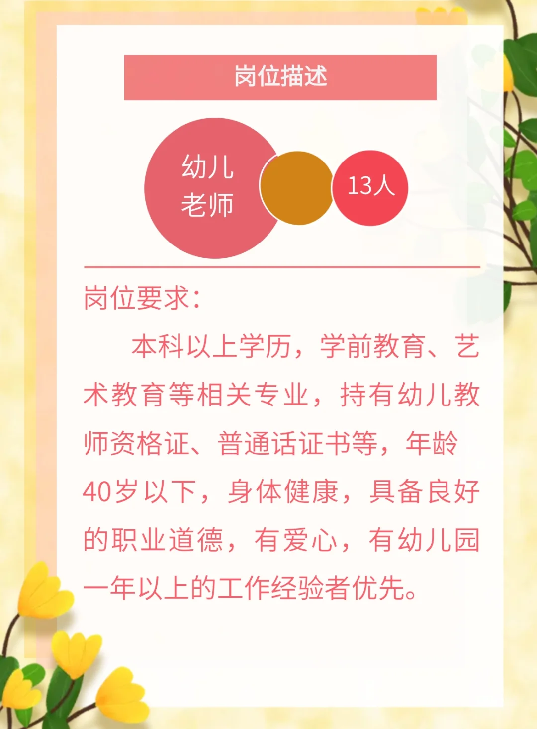 西安市灞桥区第二幼儿园教育集团招聘公告