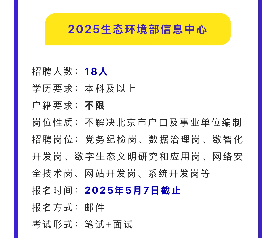 北京招聘18人，不限户籍，多岗位选择！
