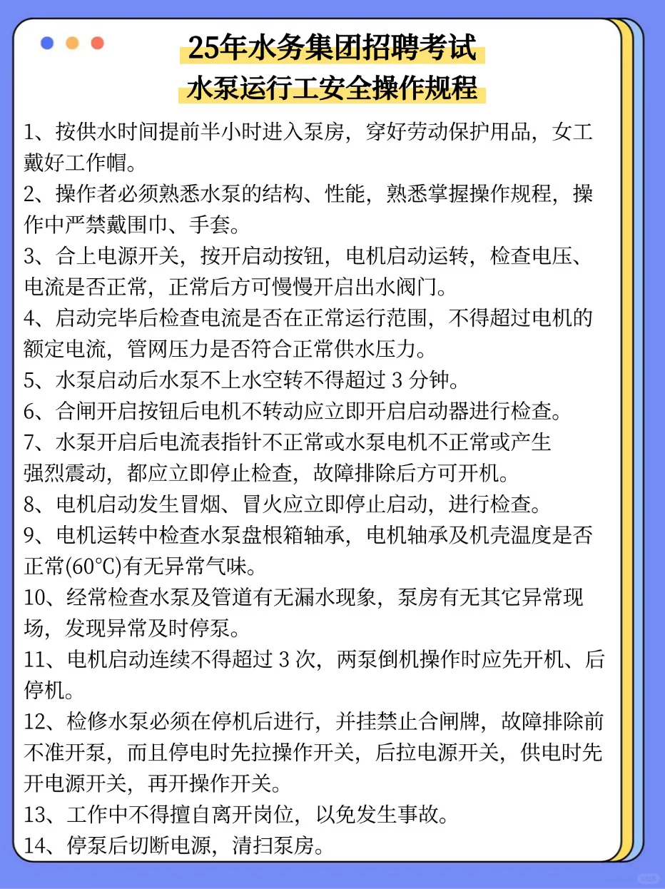 给大家普及一下今年水务招聘考试的难度