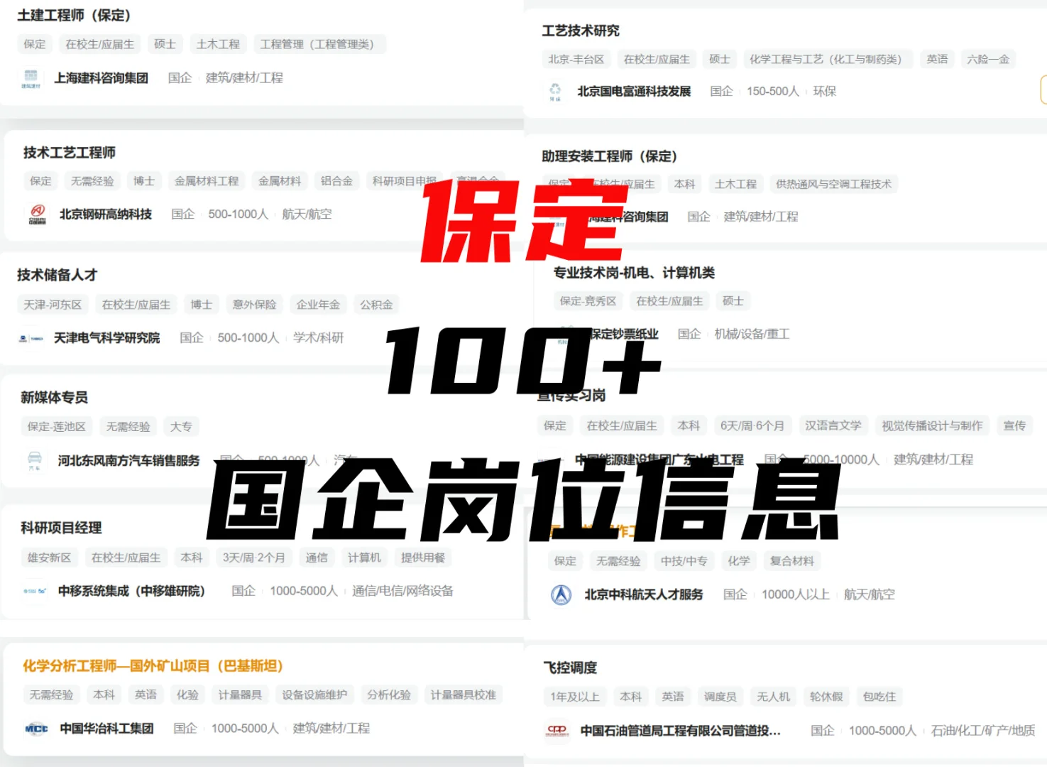 5月保定国企岗位你都投了吗？