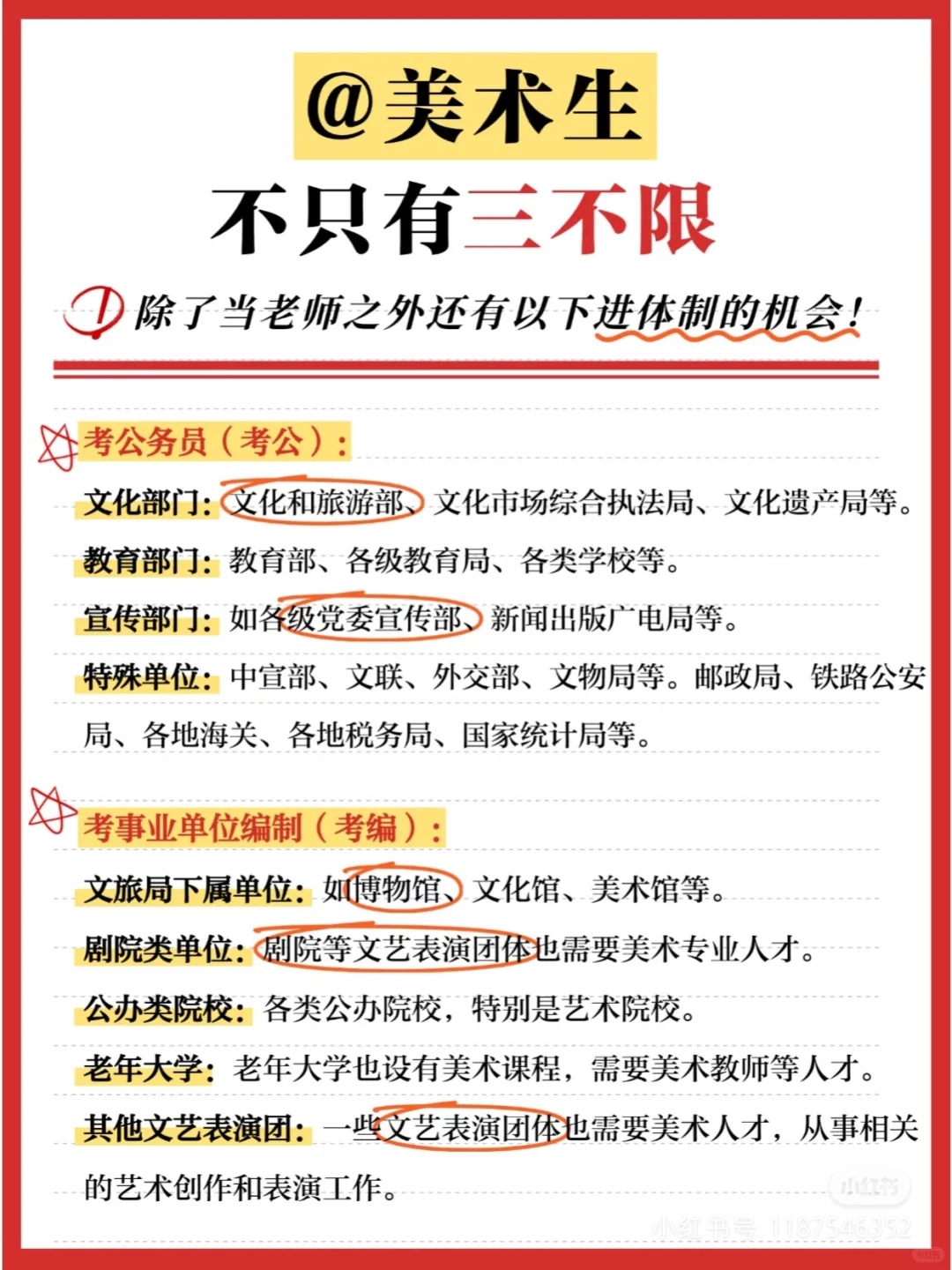 美术生别再只考教师了!