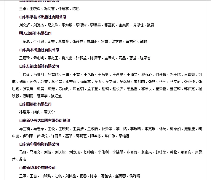 速度！山东出版集团进面名单出了！！