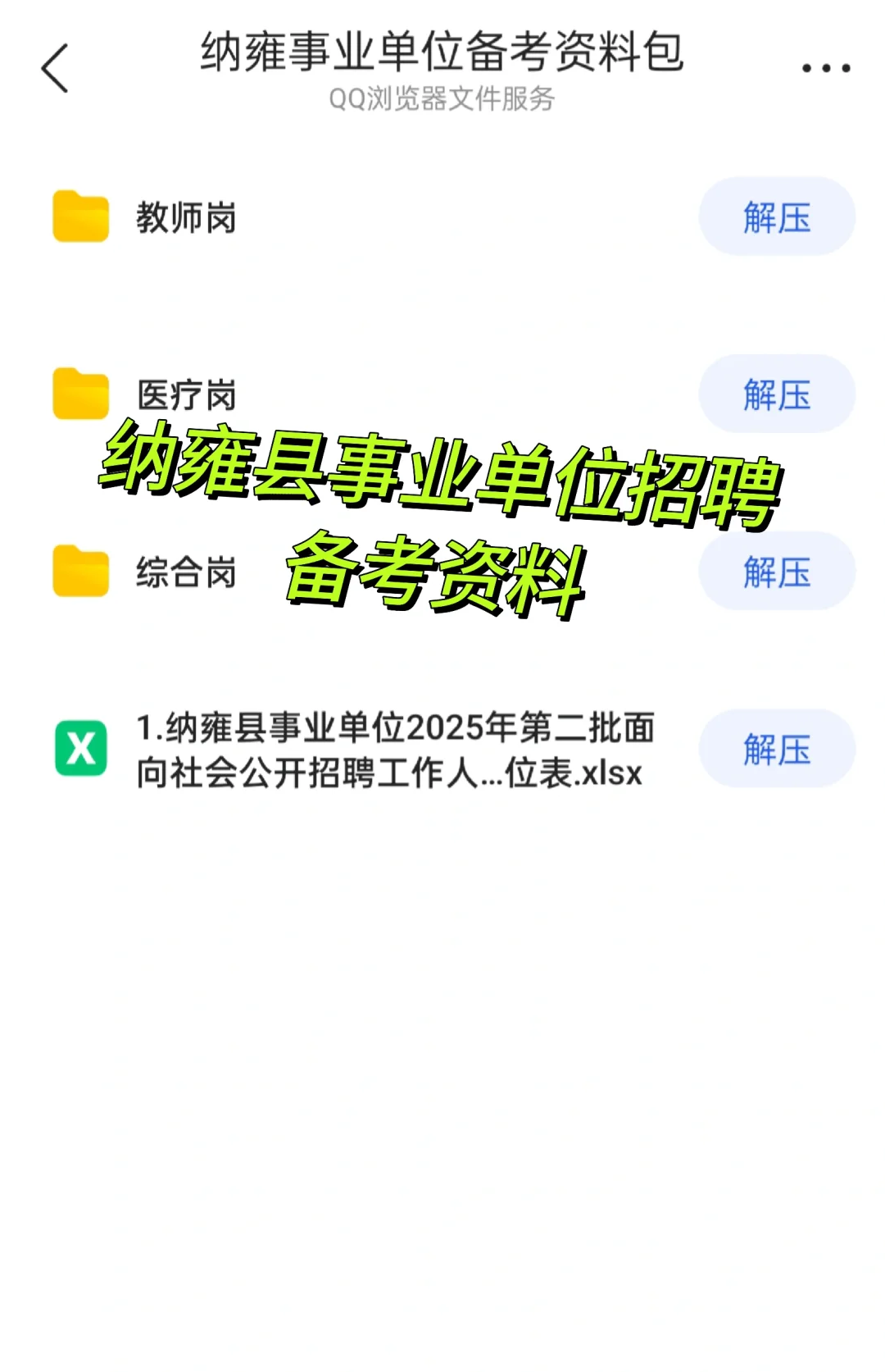 纳雍县事业单位招聘