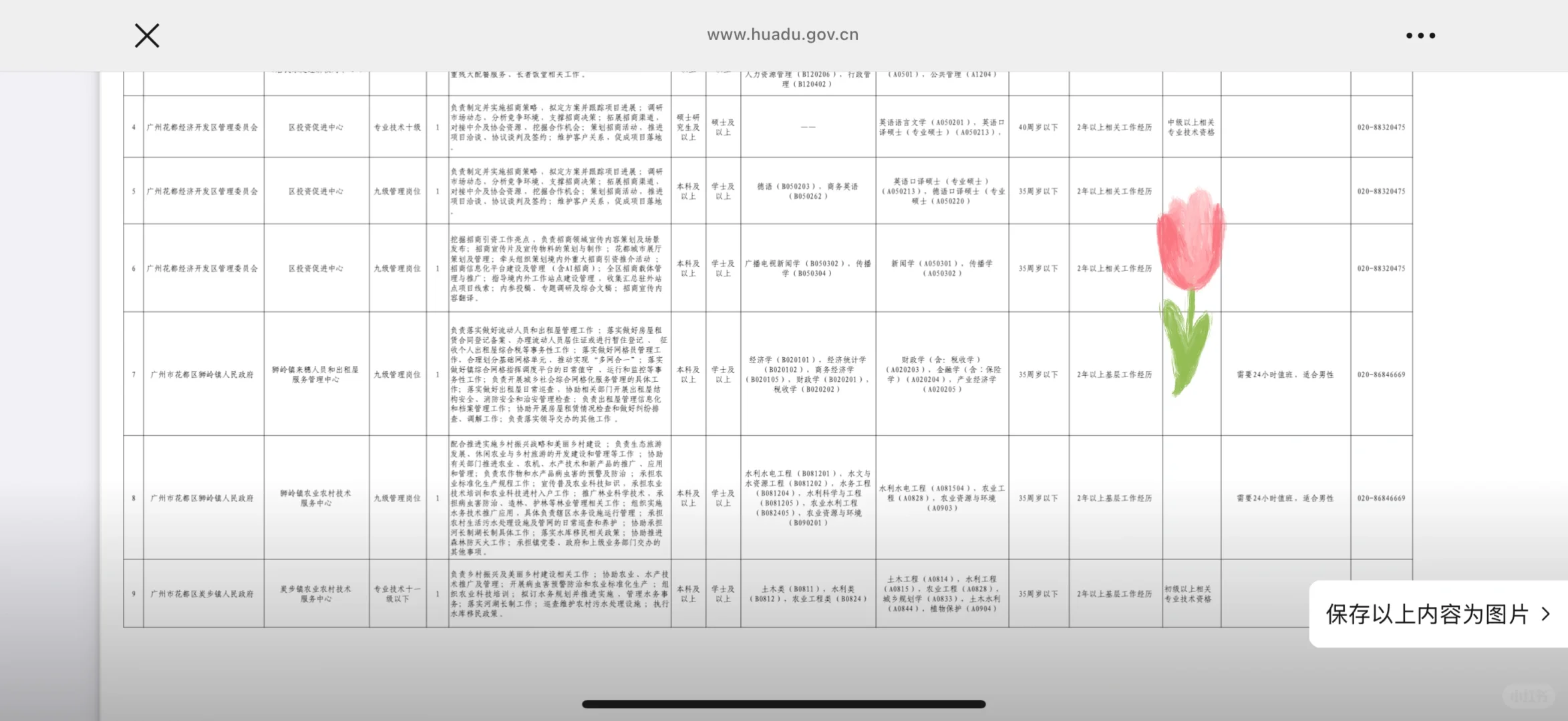 广州市花都区事业单位招聘今天开始报名