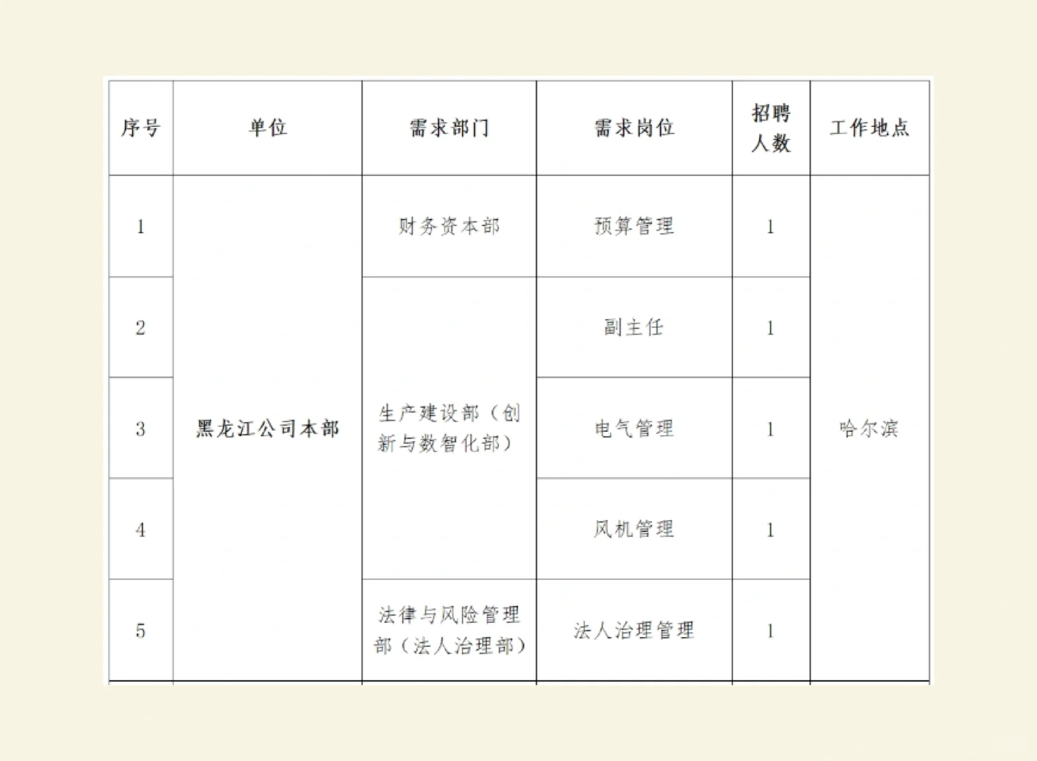 2025年国家电投集团黑龙江公司招10人