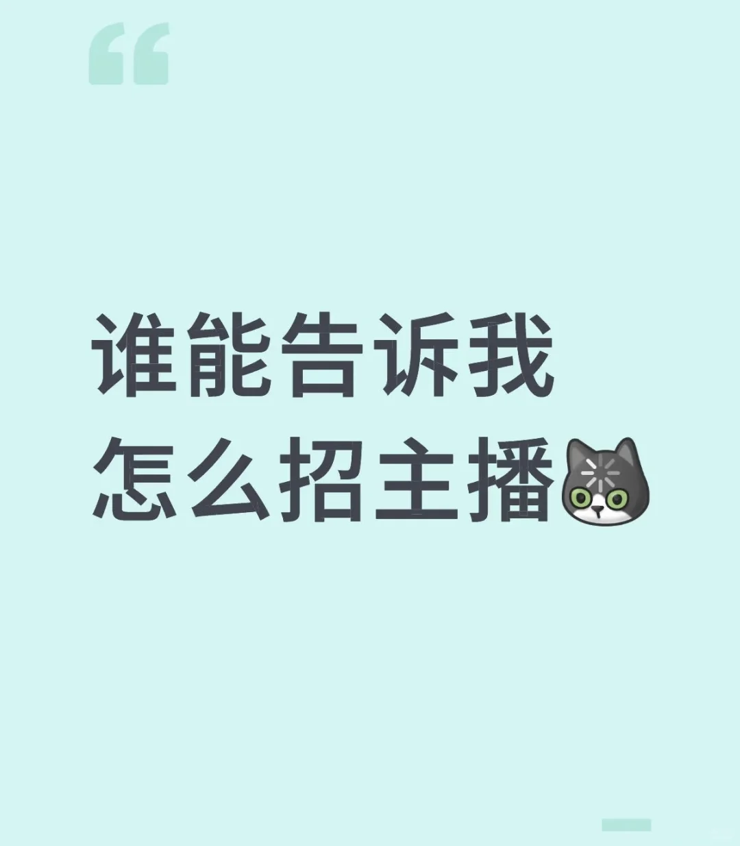 很难吗!?谁能教教我怎么招主播