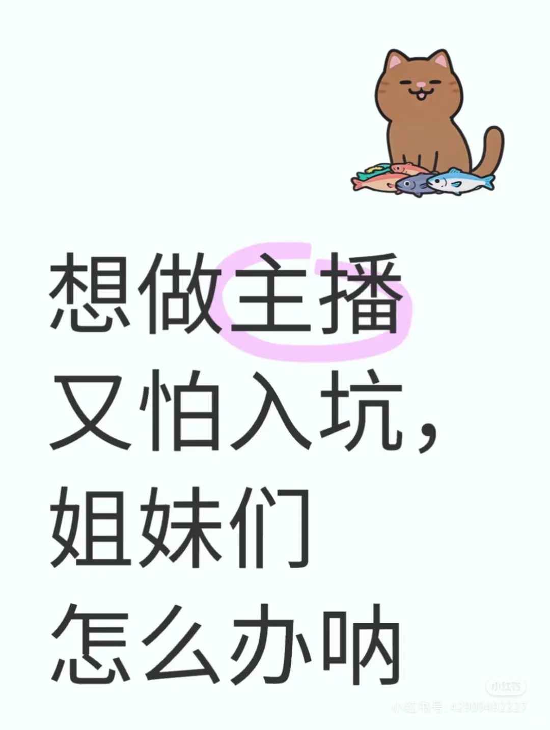 想做主播又怕入坑，姐妹们怎么办呐
