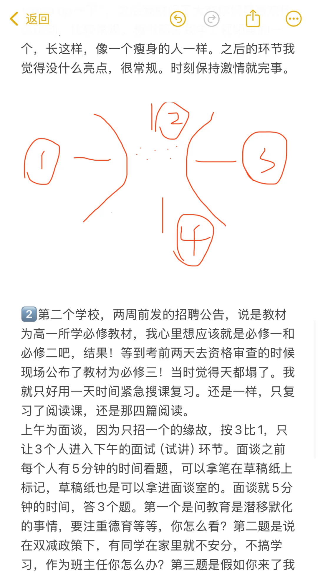 教師招聘面試經(jīng)驗貼