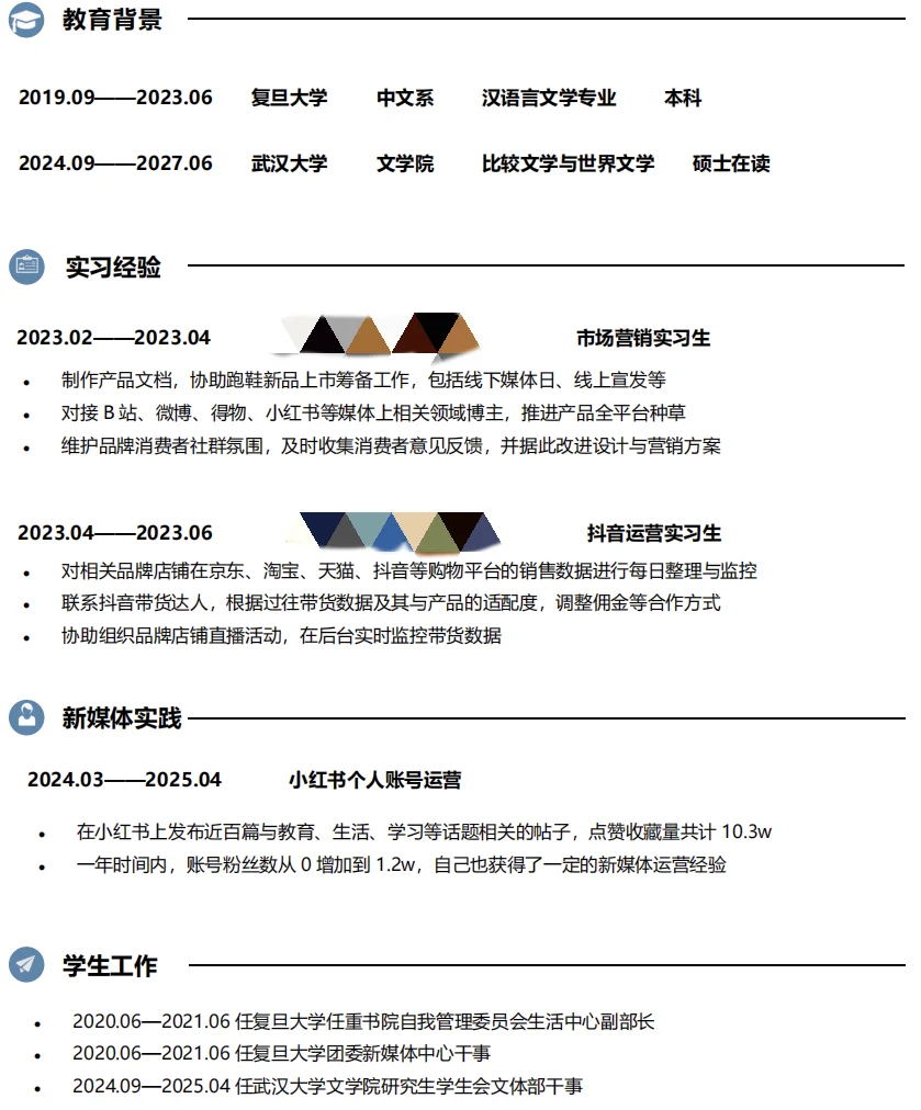 看着这份简历失眠到凌晨三点