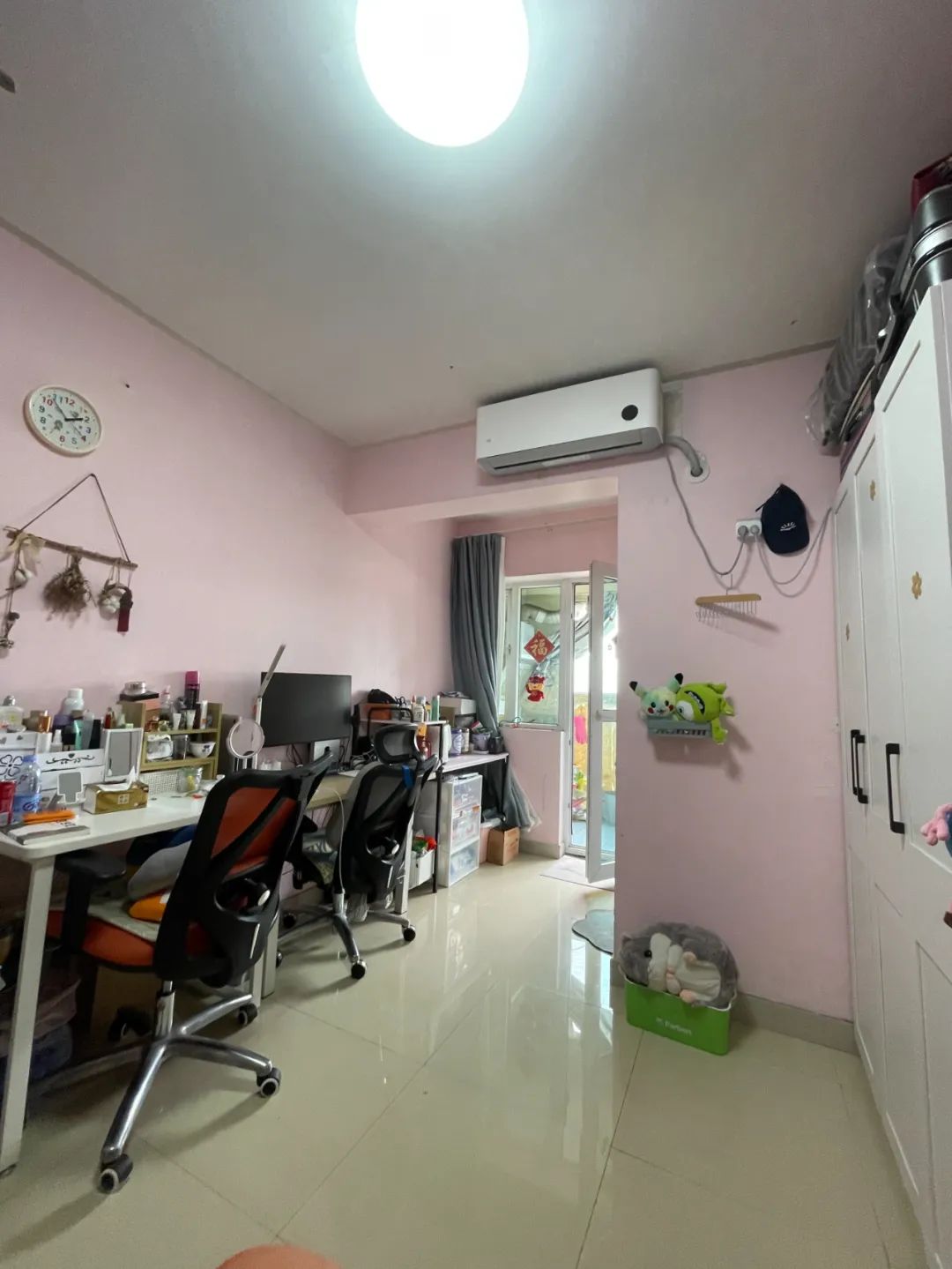 【转租:福田一套】梅景地铁站大单间;户型方正带阳台天然气