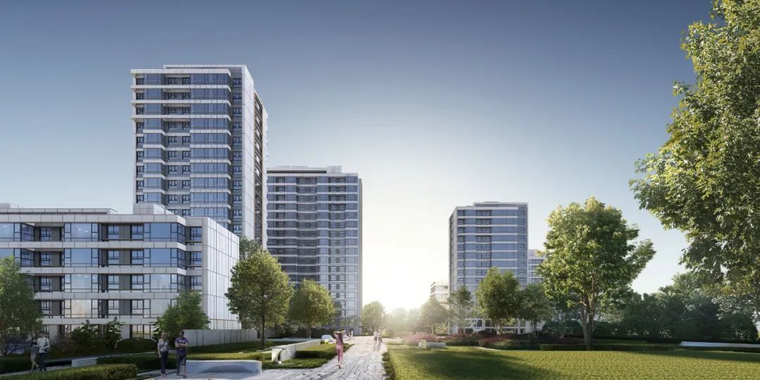 准现房:苏州河畔内环旁+主力户型约99-106m²3房+2300万起市区稀缺叠墅产品