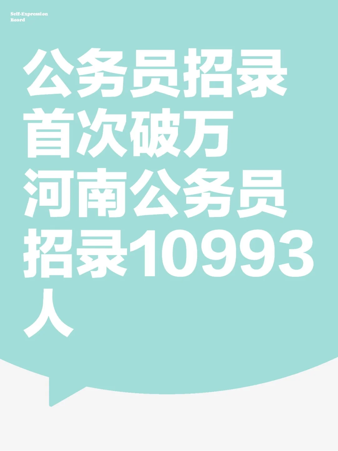 河南公务员公告招录10993人