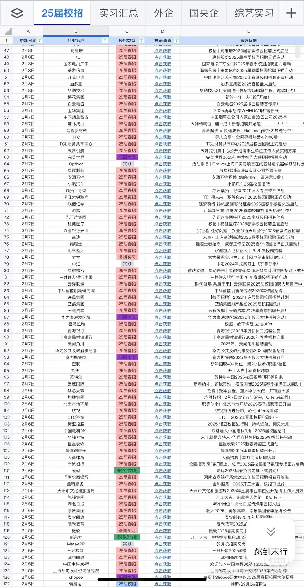 2月春招进行时，免笔试岗位别错过！