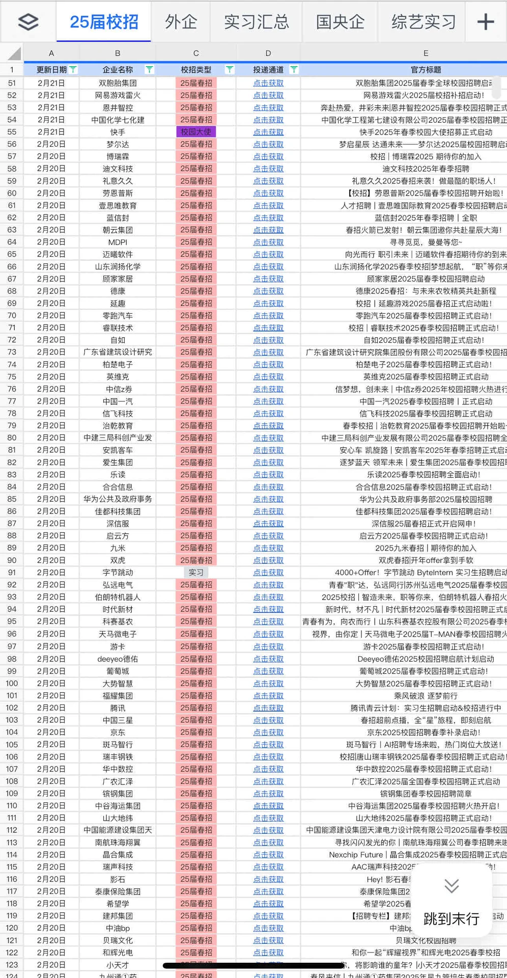 2月春招，先把免笔试的都投一遍?