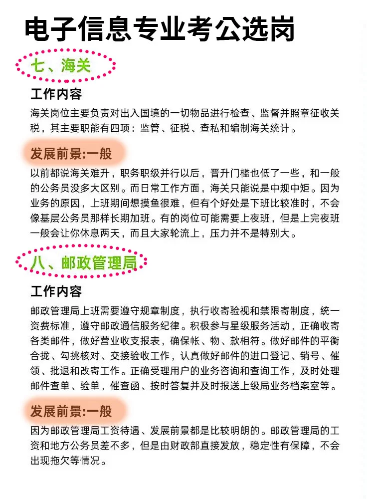 姐突然不急电子信息专业考公了！