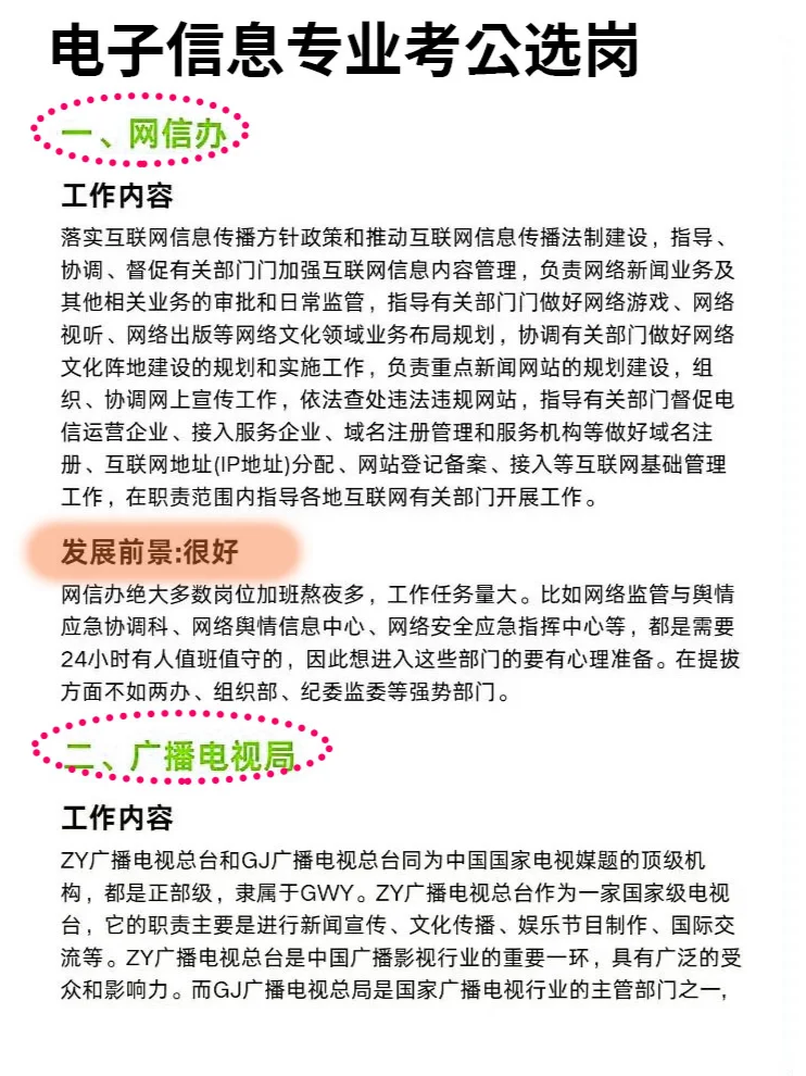 姐突然不急电子信息专业考公了！